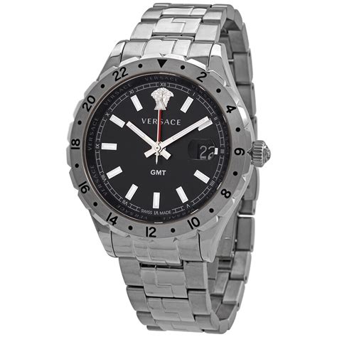 versace hellenyium gmt v1102 0015 horloge marktplaats|Versace Hellenyium GMT Black Dial Men's Watch V1102 0015.